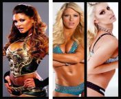 Eve Torres vs Team 1 (Kelly Kelly and Maryse Ouellet) from kelly medanie