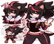 (F4M) *Shadow the hedgehog bent over to grab something as she looked behind her and seen people line up as I looked worried* Uhh...Fellas what are you doing? (send a starter) from shadow the hedgehog and amy rose