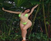 Hot green bikini from elan sham hot sex bikini removing