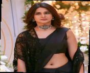 Jennifer Winget deep navel hole in saree ???? from oru solar swapnam movie actress pooja navel show in saree