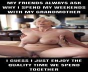 If my friends had a Gilfy Nana like mine, they’d be fucking their Nanas too. Nana’s got my hands all over her perfect titties while she’s riding my dick from 18 nana diary يوميات نانا