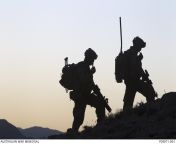 Afghanistan. c June - August 2010. Two soldiers from 6th Battalion, Royal Australian Regiment (6RAR), return from a patrol to Patrol Base Razaq in Uruzgan Province. (640 x 441) from afghanistan kaba