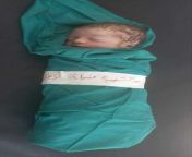 7 days old Palestinian infant killed by Israelis. from nakend infant