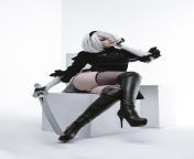Nier: Automata 2B cosplay by Sakura Loli from vinnyinnocent 3d loli