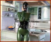 The chic lady in green latex [HD 720p] &#124; www.fetish-zona.com from k9 lady porn yasmin ariel hd thumbnail