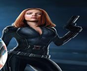 Watching Captain America 2 for the billionth time and fuck Black Widow [Scarlett Johansson] is so hot and her and Falcon would be a sexy couple from sex fuck black mam