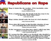 Republicans on Rape from nibra productions