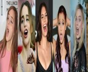 Emma Watson/ Emilia Clarke/Lauren Cohen/ Ariana Grande/Margot Robbie... (1) Public facefuck + cumwalk,(2) Blow bang with blacks guys + messy face, (3) No hands blowjob + oral creampie... from emma watson gang bang