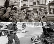Before and After the Execution of Nguy?n V?n Lm, the man in the famous Vietnam execution picture. from execution