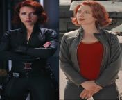 I like to think that Black Widow [Scarlett Johansson] does porn when she&#39;s not busy being a spy or Avenger. from nude scarlett johansson deepfake porn casting