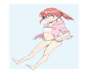 Here&#39;s Kobayashi with a cute swim suit! (Made by @cindyruby_pic on Twitter!) from pic twispike twitter