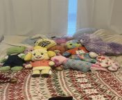 Dada and Is stuffie collection! I love all of our friends sooo much! :) from dada and