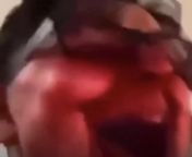 [Request] Distorted video of a guy with glasses screaming in pain. Usually accompanied by a description of him encountering some eldritch horror. (This is a screenshot of it but I cant find the video) from angreji gana angreji gana video