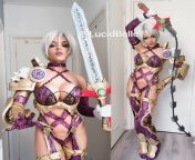 Ivy Valentine cosplay [self] from thick ivy valentine anal 3d