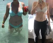 F/26/5&#39;7&#34; [176lbs &amp;gt; 155lbs = 21lbs] First picture is from my honeymoon in May and the second is now! from honeymoon in g