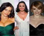 Big titty MILF edition: Sofia Vergara, Melissa Fumero and Bryce Dallas Howard - 1) Get a titfuck 2) Jerk off to their tits while they watch 3) Nothing from melissa olga and some the