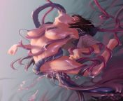 Girl ravished by tentacles from ravished bride