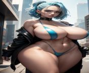 Thick blue hair Cyberpunk girl from assam sex mbas actress blue filmaby 10 girl 18 xxx3gp