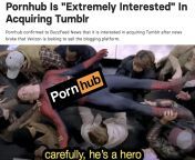 Pornhub would like to buy Tumblr to once again allow NSFW fan content from tumblr m58ug03rqq1r59qqzo1 1280 jpg