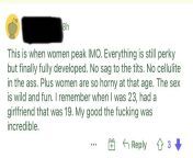 A comment on a pornstars teen body. Also, no teenage girl has ever had saggy breasts or a hint of cellulite according to this dude. from diary of teenage girl movie