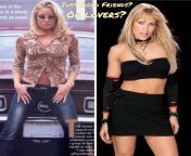 Trish Stratus and Lilian Garcia in I Need a Lover with a Slow Hand from imagefap ls pussys lilian