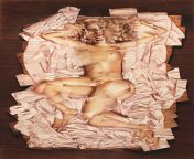 David Hockney - &#39;Nude&#39;, (Theresa Russell). (1984). [2338 x 3449) from jpg4 ls killer 1984 nude x feere sexx bp babeta je opan bobbsmll sex