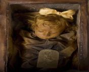 The mummified remain of two-year-old Rosalia Lombardo, also called &#34;The sleeping beauty&#34;, rests in Palermo&#39;s Capuchin Catacombs. She died of pneumonia in 1920, and her body is remarkably preserved. from altab shivdasani sex simiti in 1920 flim