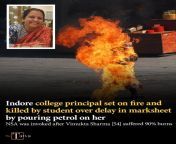 Is this real? Collage principal set on fire over delay in marksheet from real collage sex