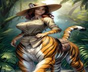Uncharted lands. Tiger-taur girl from sunny lewan xxx videonimal tiger sex girl