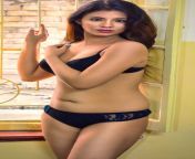 Madhuri Gupta navel in black lingerie from www madhuri xxaxx