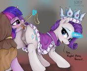 F4F Hi there. I wanna play feral mlp rp between Rarity and Twilight. In &#34;Queen and peasant&#34; rp between these two. Dm me if you interesting~ (Dosh) from sunste and twilight