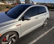 2022 VW Golf GTI after window tinting - this was a Christmas present to myself from ayu tinting fakes