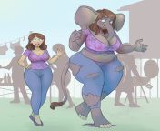 Big Mother&#39;s Day Blowout [F Human -&amp;gt; Anthro Elephant] by BeingObscene from 300 day