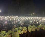 A scene from &#34;V for Vendetta&#34;? Nope, a silent vigil in London for a woman allegedly murdered by a serving police officer in 2021 from bella mag baby police 5 in 1