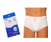 White with tag on front TUFF fly front brief from United Arab Emirates from the united arab emirates