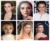Any buds feeling one or all of Emma Watson. Gal Gadot. Daisy Ridley. Keira Knightley. Margot Robbie or Scarlett Johansson?? Could use help for a tribute and bi is very very welcomed! from daisy ridley 69 jpg