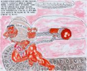 panoramic image formed by pages 12 and 13 of the latest male domination comic book Hayden&#39;s wheels of sisyphus part 3 by manflesh from commissionbouncy skyblue part 1 by bubblayheart