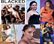 Which actress u wish to watch in this blacked scene? (Tamanna bhatia, Kriti sanon, Jacqueline fernandez, Kiara advani, Katrina kaif) choose any 1 from indian desi boy boob press actress katrina kaif