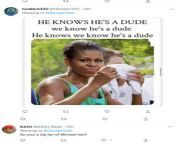 Because Malia and Sasha were grown in little pods using adrenochrome or something I guess (found in response to a George Takei tweet praising Michelle Obama) from michelle obama nude pics