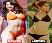 Urvashi vs anushka Sex Fight in bikini ? (Who will win) from prabhas and anushka sex photos