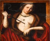Death of Lucretia, Oil on Panel, Unknown Artist, 1600. from ghostbuster curse of lucretia 3d