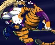 Sexy badass tiger ninja girl, with big boobs ;) [F] (zp92) from www jojobaa netnimal tiger sex girl