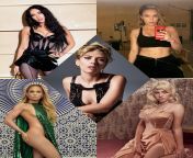 Your a porn director , pick a category for each and explain why : 1. Interracial 2. Gangbang 3. Lesbian(pick a co star) 4. Sloppy blowjob/facefucking 5. Fetish (your own kinky fantasy) (Megan Fox, Caity Lotz, Scarlett Johansson, Jlo, Billie Eilish) from megan fox porn