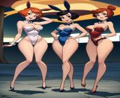The Original Cartoon MILFS [Jane Jetson, Betty Rubble, Wilma Flintstone, The Flintstones, The Jetsons] (ImportanceBudget110) from the flintstones fakes