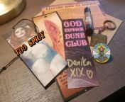 Anyone else receive their Dune Club package from the internet&#39;s best Dune analyst? Complete with naughty Alia bookmark and CBD-infused melange-flavoured lip balm. from dune video