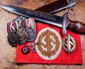 A fairly believable grouping for the SA man. The dagger is maker marked by Otto Simon, with crossguard stamp &#34;Fr&#34; for SA Gruppe Franken. from sacha franken