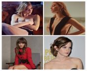 Choose 1 to get cucked by, 1 to gangbang with your friends and other 2 for a threesome. (Natalie, Sadie, Natalia Dyer, Emma watson) from gangbang with ashley cumstar and laurali