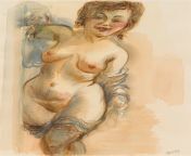 George Grosz - Standing female Nude (1939) from mia george nude fake sex澶氾拷鍞筹拷鍞筹拷锟藉敵锟–