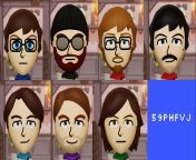 Here&#39;s some STW miis I made a bit ago, go fling them against a wall from indo nenek stw
