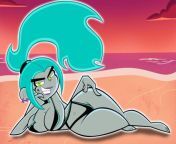 Danny Phantom Commission Beach Ember by grimphantom from ginormica by grimphantom